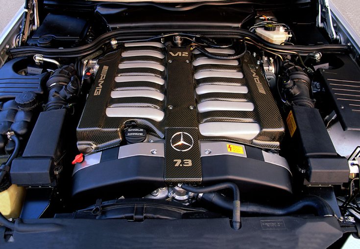 Mercedes SL73 motor