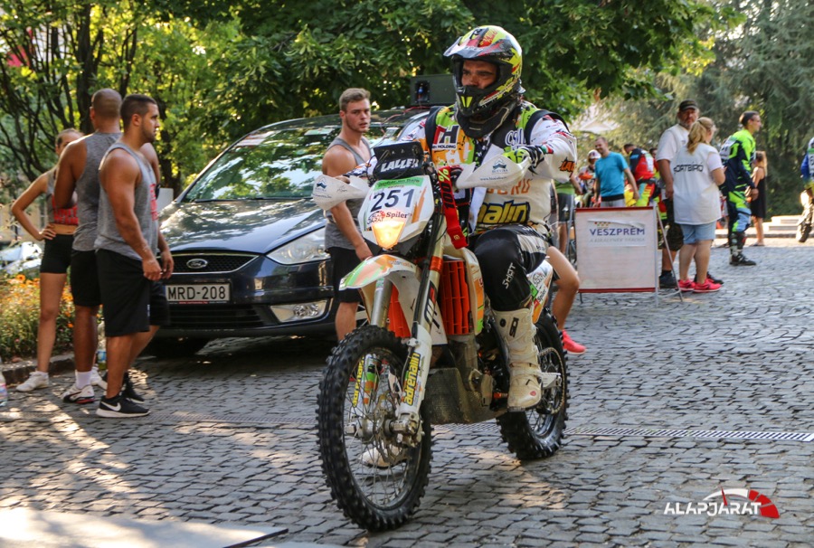 Horváth Lajos „ Laller” a rajt előtt