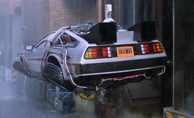 repülő Delorean